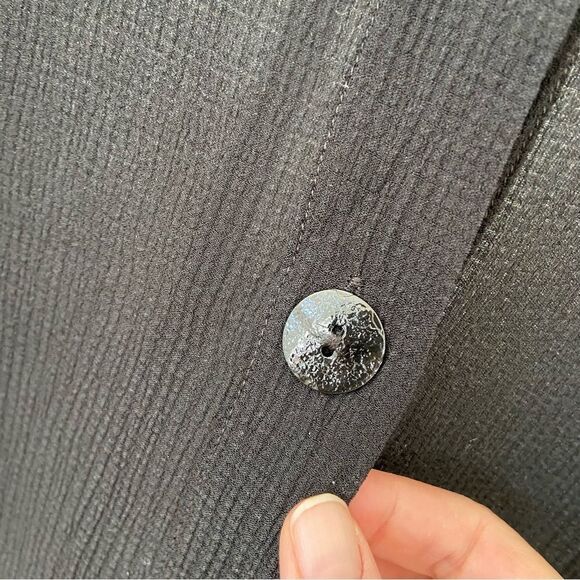 NWT Citron Santa Monica Silk Textured Top size 0X - Picture 5 of 9